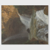 Uitzicht van de watervallen in Tivoli (door Bidaul Cadeaupapier (Vlak)