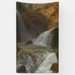 Uitzicht van de watervallen in Tivoli (door Bidaul Spandoek