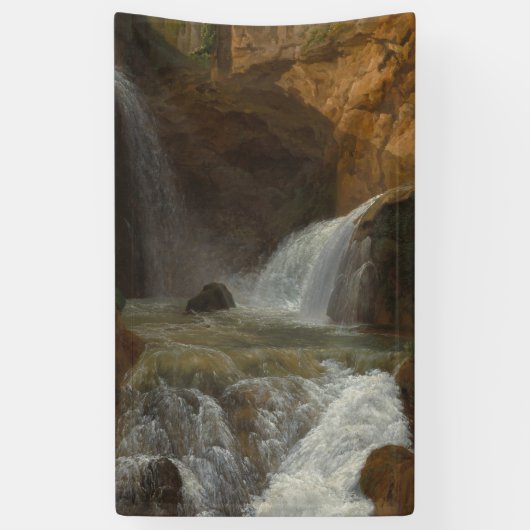 Uitzicht van de watervallen in Tivoli (door Bidaul Spandoek (Verticaal)