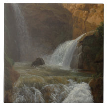 Uitzicht van de watervallen in Tivoli (door Bidaul