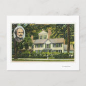 Uitzicht van de wayside van Hawthorne Briefkaart (Voorkant)