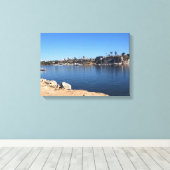 Uitzicht van de Wedge, Krantenband, Californië Canvas Afdruk (Insitu (Houten vloer))