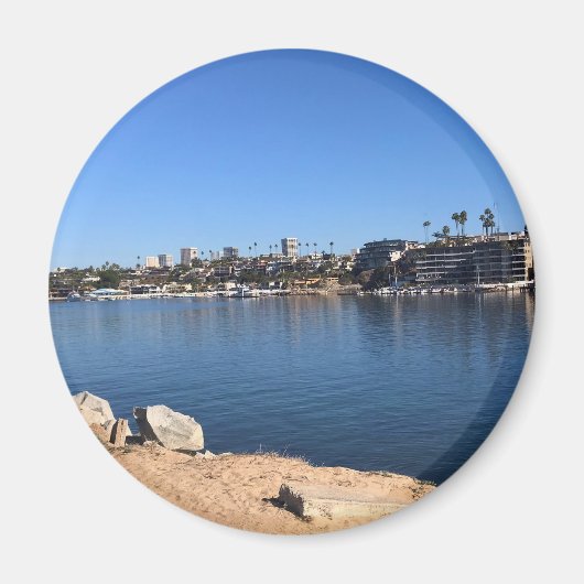 Uitzicht van de Wedge, Krantenband, Californië Magneet (Voorkant)