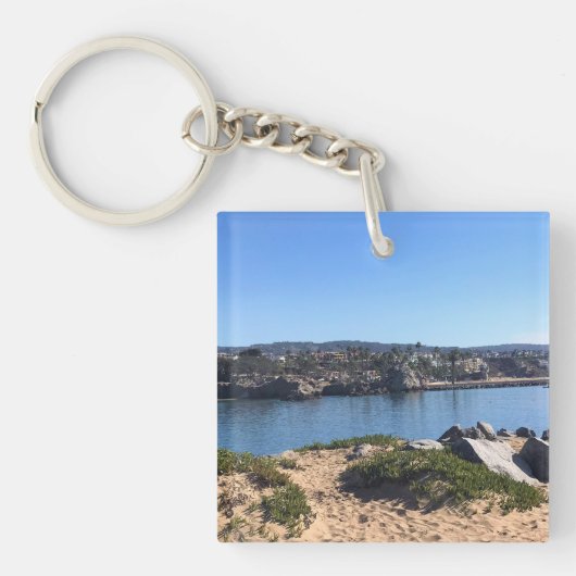 Uitzicht van de Wedge, Krantenband, Californië Sleutelhanger (voorkant)