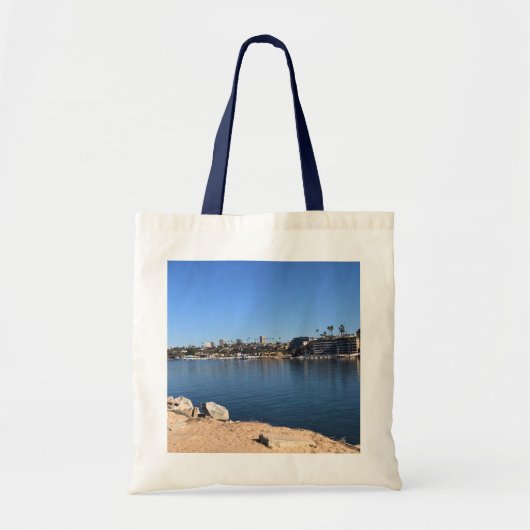 Uitzicht van de Wedge, Krantenband, Californië Tote Bag (Voorkant)