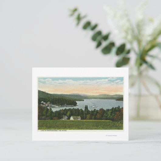 Uitzicht van de Weirs Briefkaart (Staand voorkant)