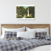 Uitzicht van de Wereldoorlog, Revolutionaire Oorlo Canvas Afdruk (Insitu (Slaapkamer))