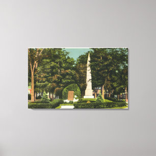 Uitzicht van de Wereldoorlog, Revolutionaire Oorlo Canvas Afdruk