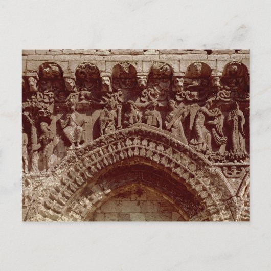 Uitzicht van de West Fa � ade Briefkaart (Voorkant)