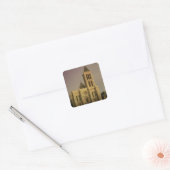 Uitzicht van de West Facade, begonnen met c.1135 Vierkante Sticker (Envelop)