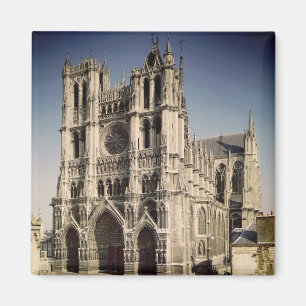 Uitzicht van de West Facade, c.1220-70 Magneet