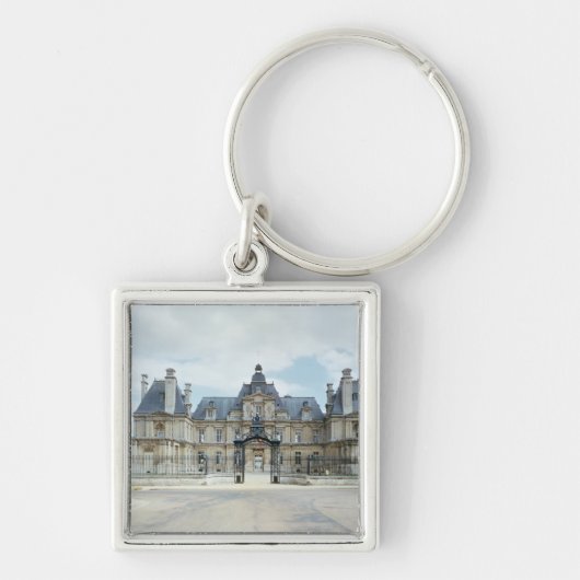 Uitzicht van de West-facade van Chateau de Maisons Sleutelhanger (Voorkant)