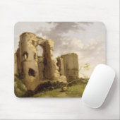 Uitzicht van de West Gate of Pevensey Castle, Suss Muismat (Met muis)