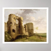Uitzicht van de West Gate of Pevensey Castle, Suss Poster (Voorkant)