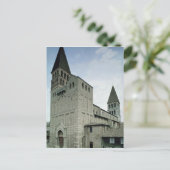 Uitzicht van de westelijke façade, 10e-11e eeuw briefkaart (Staand voorkant)