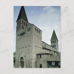 Uitzicht van de westelijke façade, 10e-11e eeuw briefkaart