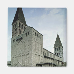 Uitzicht van de westelijke façade, 10e-11e eeuw magneet