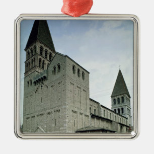 Uitzicht van de westelijke façade, 10e-11e eeuw metalen ornament