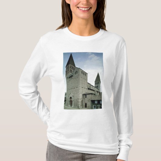 Uitzicht van de westelijke façade, 10e-11e eeuw t-shirt (Voorkant)
