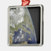 Uitzicht van de westerne Middellandse Zee Metalen Ornament (Links)