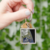 Uitzicht van de westerne Middellandse Zee Sleutelhanger (Hand)