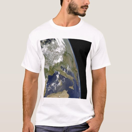 Uitzicht van de westerne Middellandse Zee T-shirt (Voorkant)