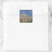 Uitzicht van de westfaçade, gebouwd c.862-930 vierkante sticker (Tas)
