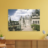 Uitzicht van de westgevel van de gerestaureerde canvas afdruk (Insitu (Woonkamer))