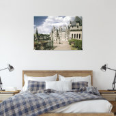 Uitzicht van de westgevel van de gerestaureerde canvas afdruk (Insitu (Slaapkamer))