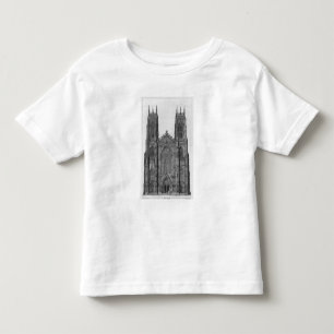 Uitzicht van de westkust van de kathedraal van Yor Kinder Shirts