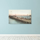 Uitzicht van de Wharf Canvas Afdruk (Insitu (Houten vloer))