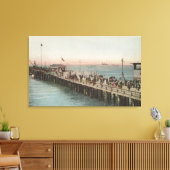 Uitzicht van de Wharf Canvas Afdruk (Insitu (Woonkamer))