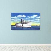 Uitzicht van de wijngaard van de Martha Canvas Afdruk (Insitu (Houten vloer))