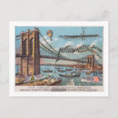 Uitzicht van de William Brug Briefkaart (Voorkant)