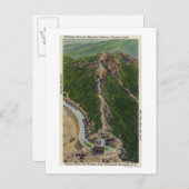 Uitzicht van de Winding Trail, Castle, Top Briefkaart (Voorkant / Achterkant)