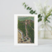 Uitzicht van de Winding Trail, Castle, Top Briefkaart (Staand voorkant)