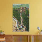 Uitzicht van de Winding Trail, Castle, Top Canvas Afdruk (Insitu (Woonkamer))