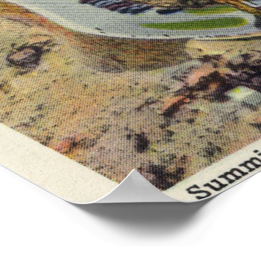 Uitzicht van de Winding Trail, Castle, Top Poster (Hoek)