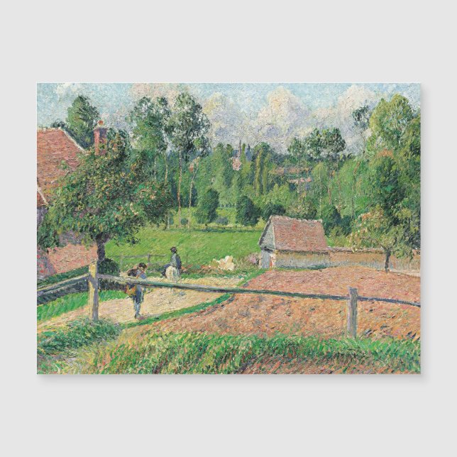 Uitzicht van de Window Camille Pissarro van de kun (Voorkant)
