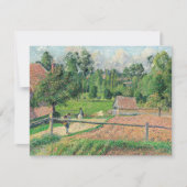Uitzicht van de Window Camille Pissarro van de kun (Voorkant)