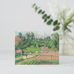 Uitzicht van de Window Camille Pissarro van de kun Briefkaart