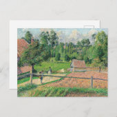 Uitzicht van de Window Camille Pissarro van de kun Briefkaart (Voorkant / Achterkant)
