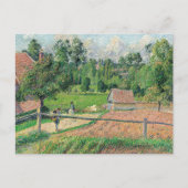 Uitzicht van de Window Camille Pissarro van de kun Briefkaart (Voorkant)
