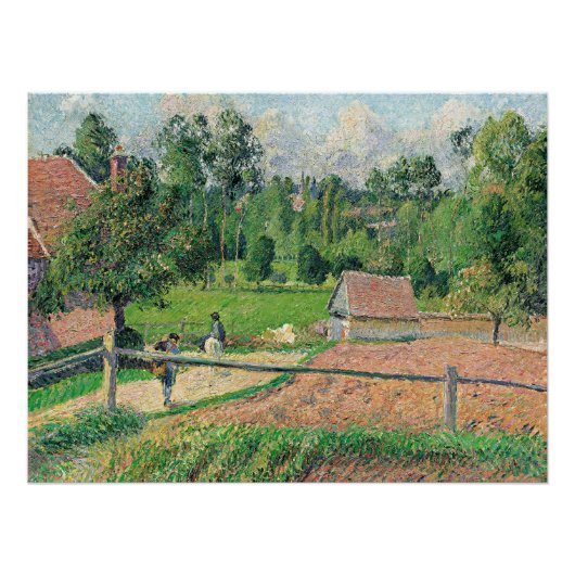 Uitzicht van de Window Camille Pissarro van de kun Perfect Poster (Voorkant)