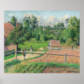 Uitzicht van de Window Camille Pissarro van de kun Poster (Voorkant)