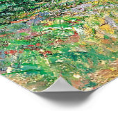 Uitzicht van de Window Camille Pissarro van de kun Poster (Hoek)