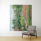 Uitzicht van de Window Camille Pissarro van de kun Wandkleed (In situ)