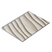 Uitzicht van de woestijn vanuit de lucht notitieboek (Linkerzijde)