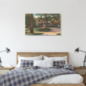 Uitzicht van de woonplaats van Eleanor Powell Canvas Afdruk (Insitu (Slaapkamer))