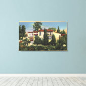 Uitzicht van de woonplaats van William Powell Canvas Afdruk (Insitu (Houten vloer))